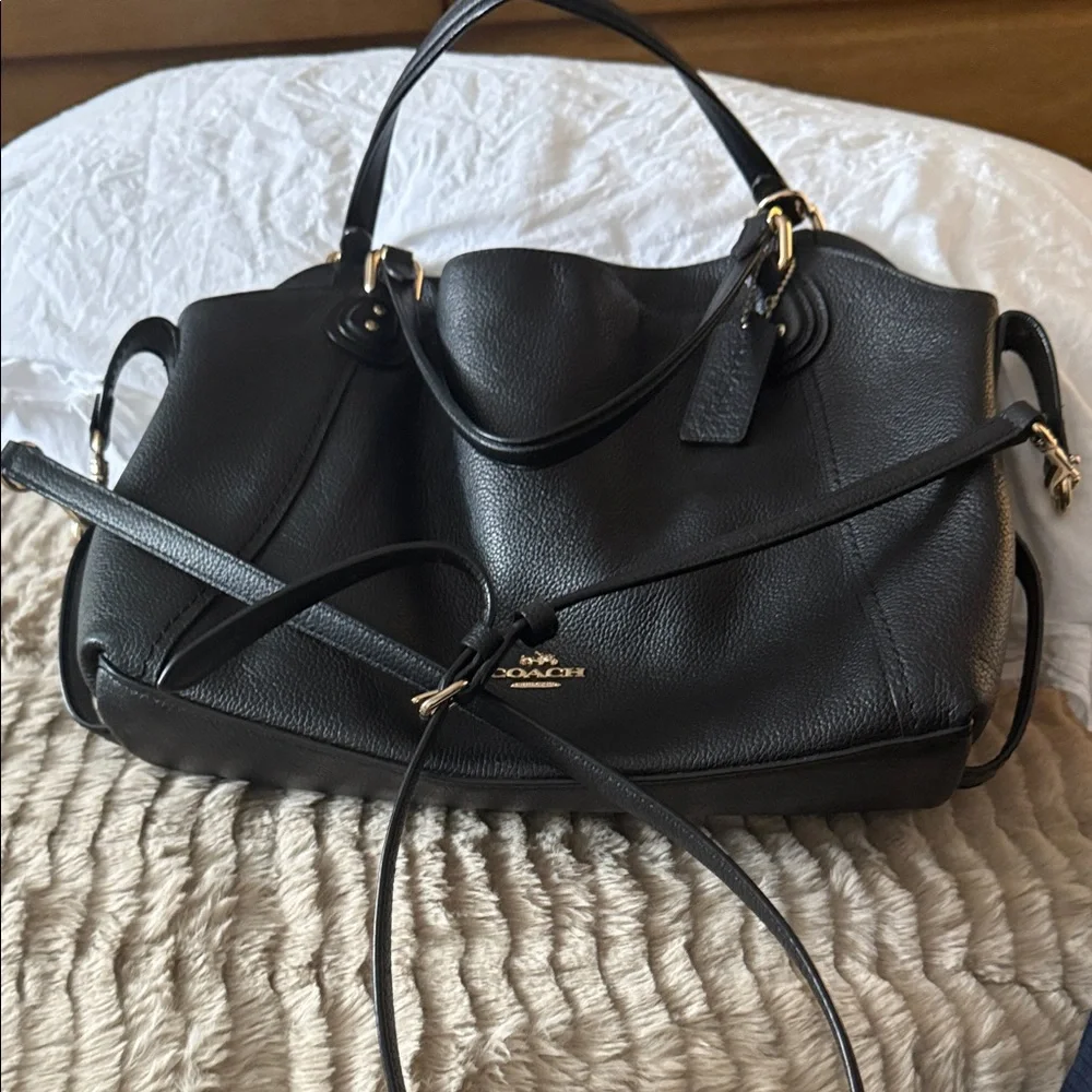 Coach Black  Leather Shoulder Bag and crossbody N-A1780-57124 - Picture 2 of 11